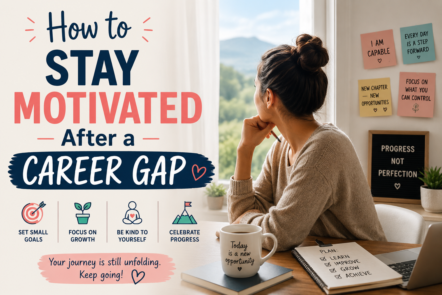 How to Stay Motivated After a Career Gap